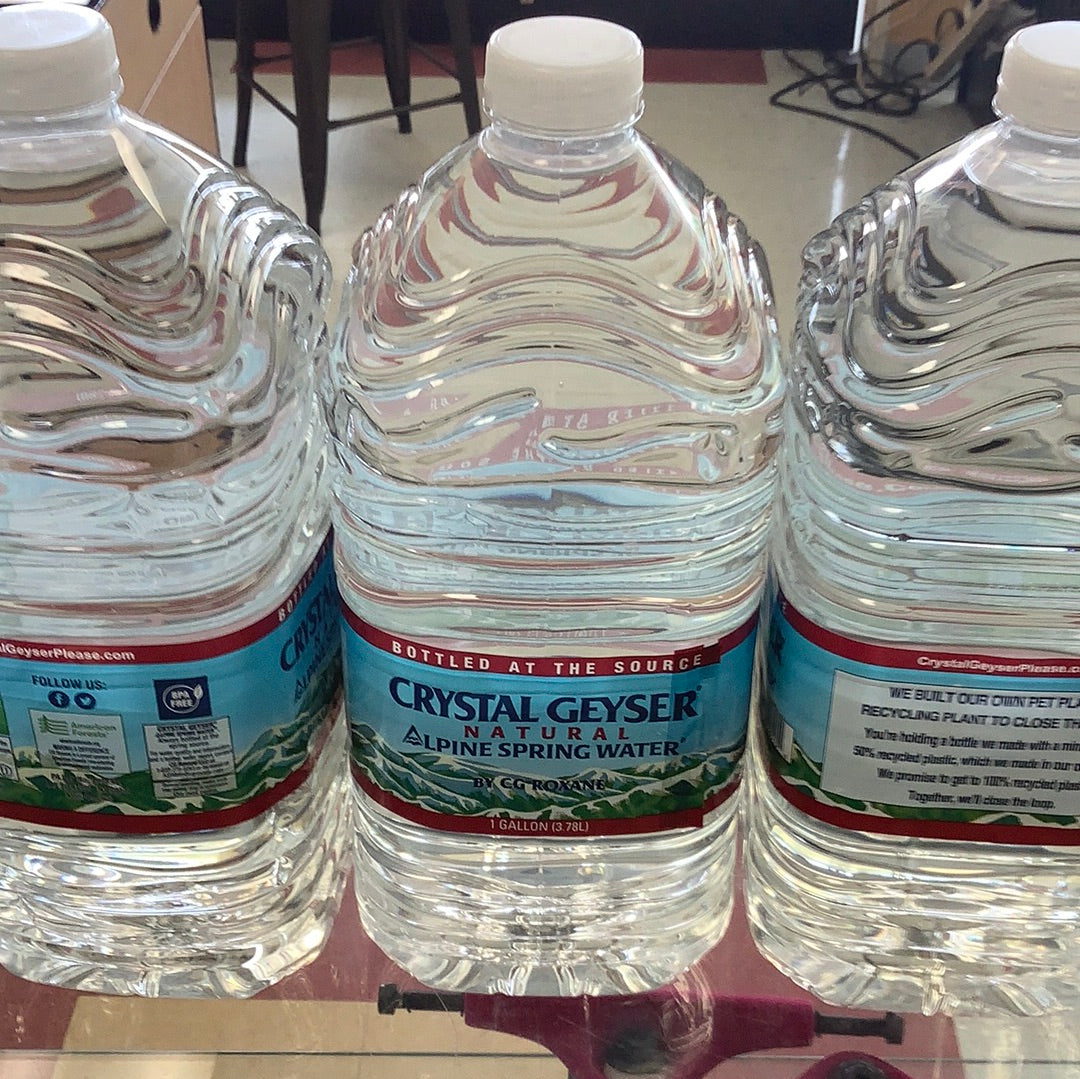 Crystal Geyser water gallon