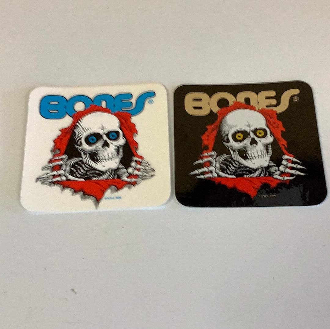 Bones sticker skull ripping out