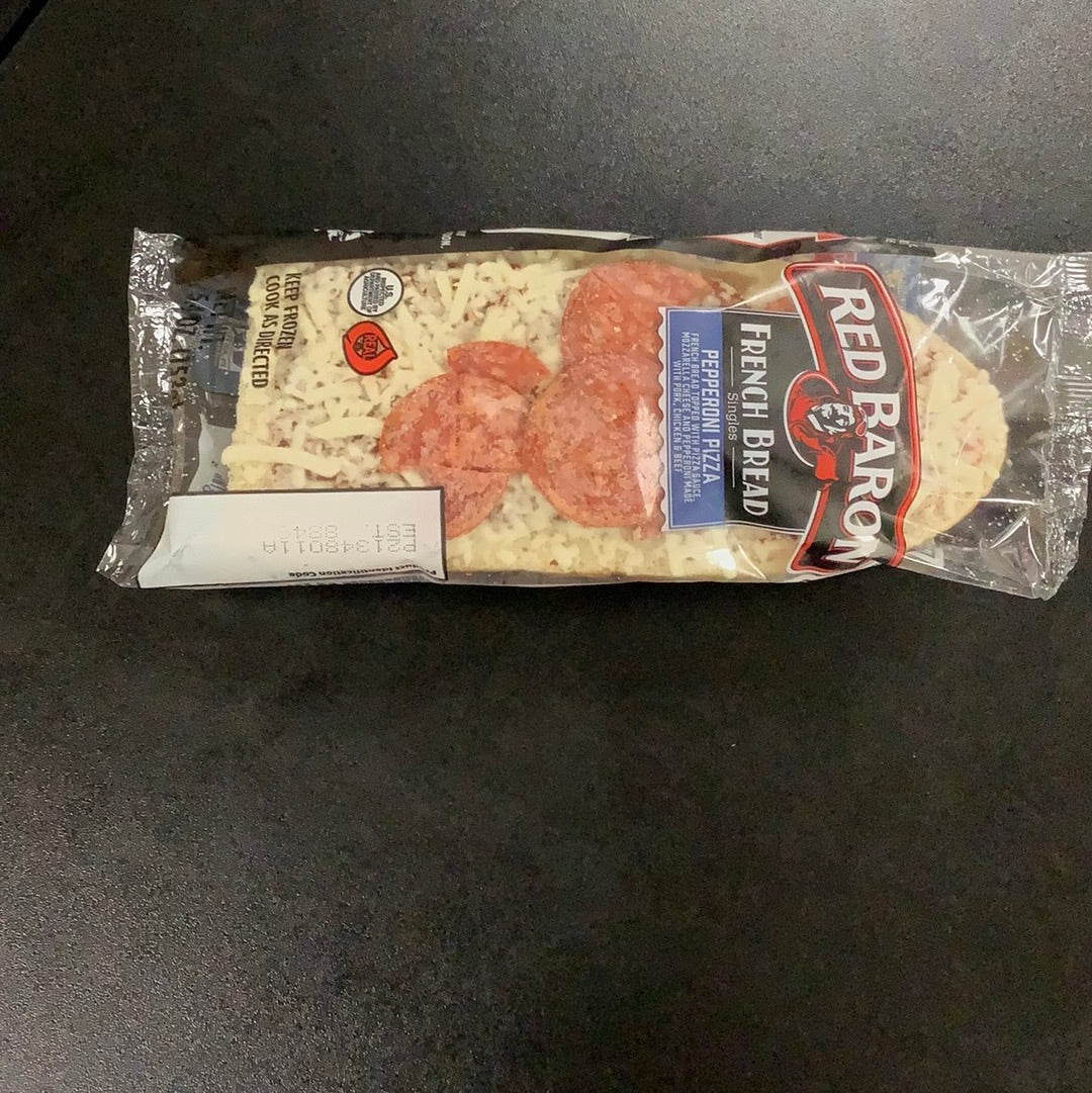 Red Baron French Bread pizza