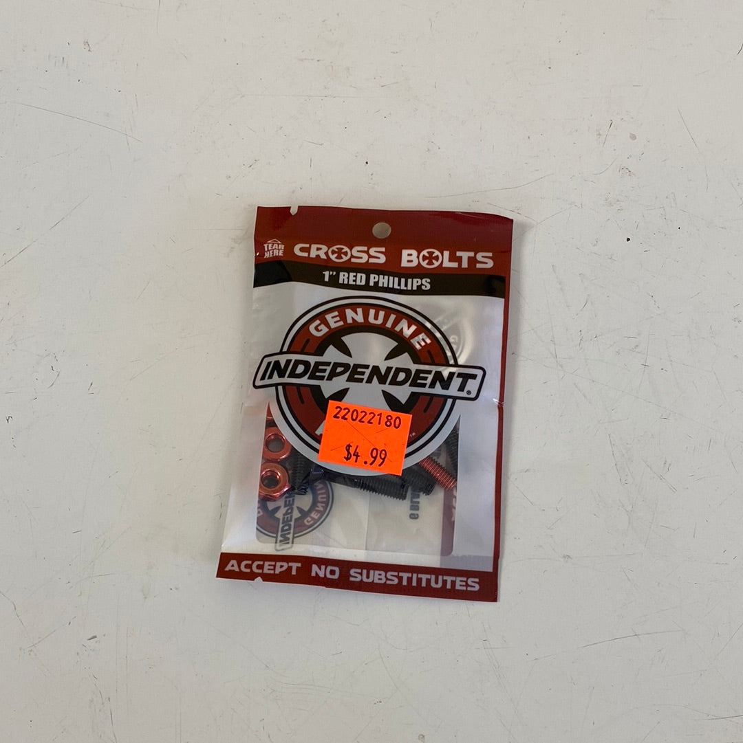 Independent 1” hardware red Phillips