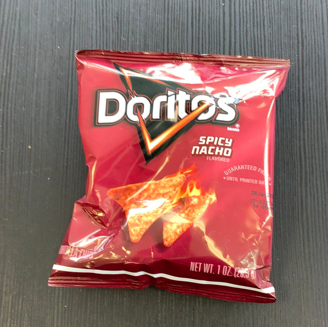 Doritos spicy nacho 1oz
