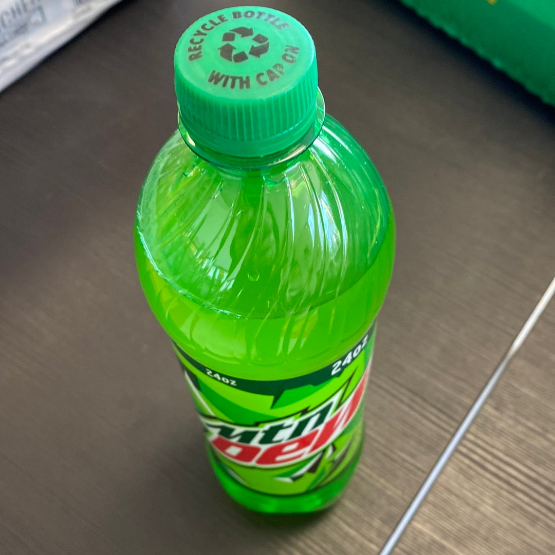 Mtn Dew 24oz bottle soda