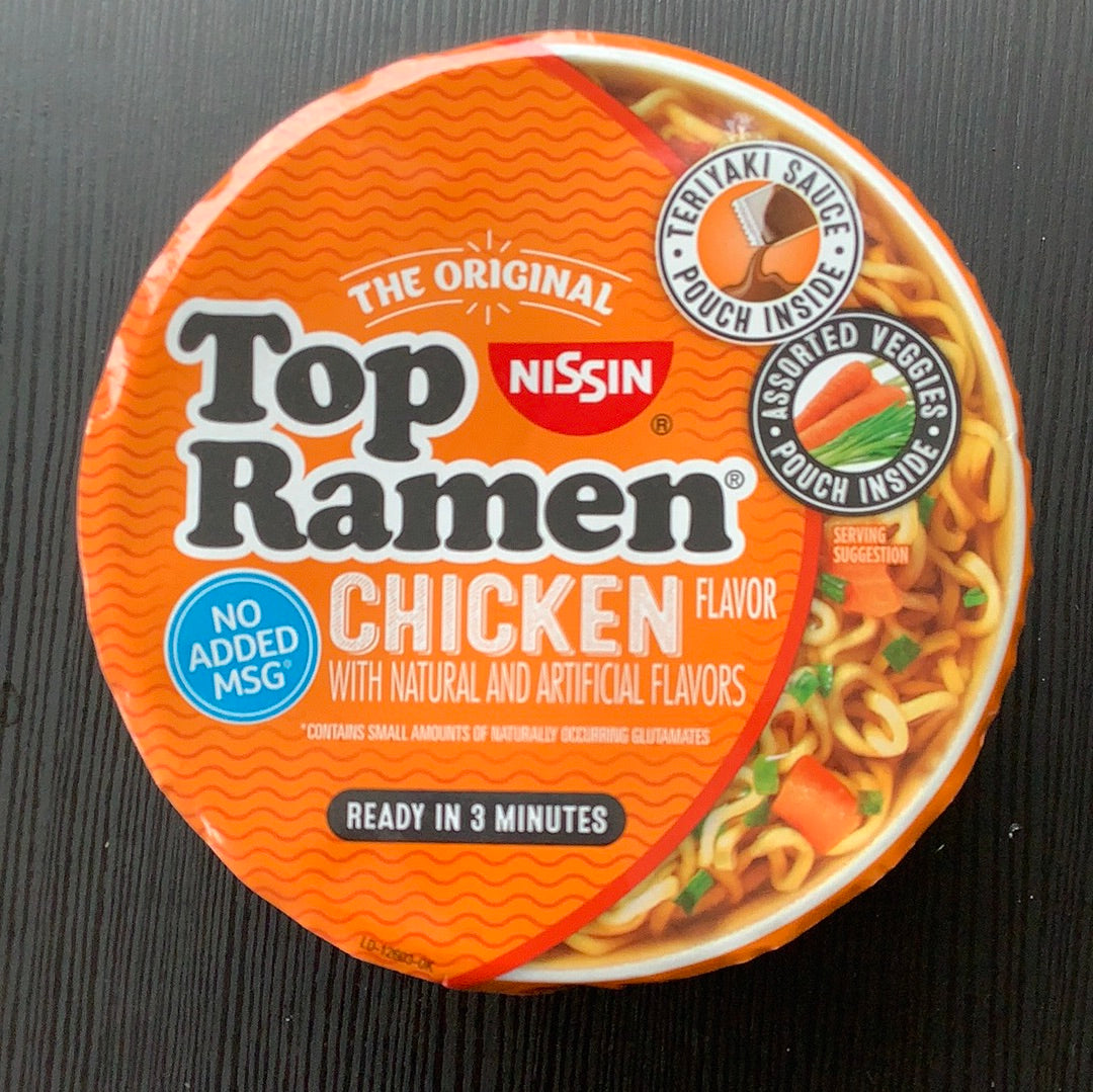 Nissin top ramen chicken bowl 3.42oz