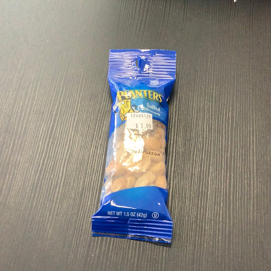 Planters cashews salted 1.5oz