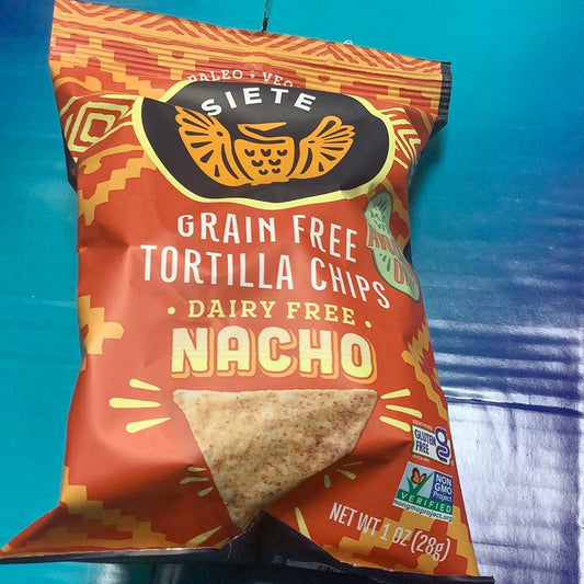 Siete Tortilla Chips Nacho 1oz