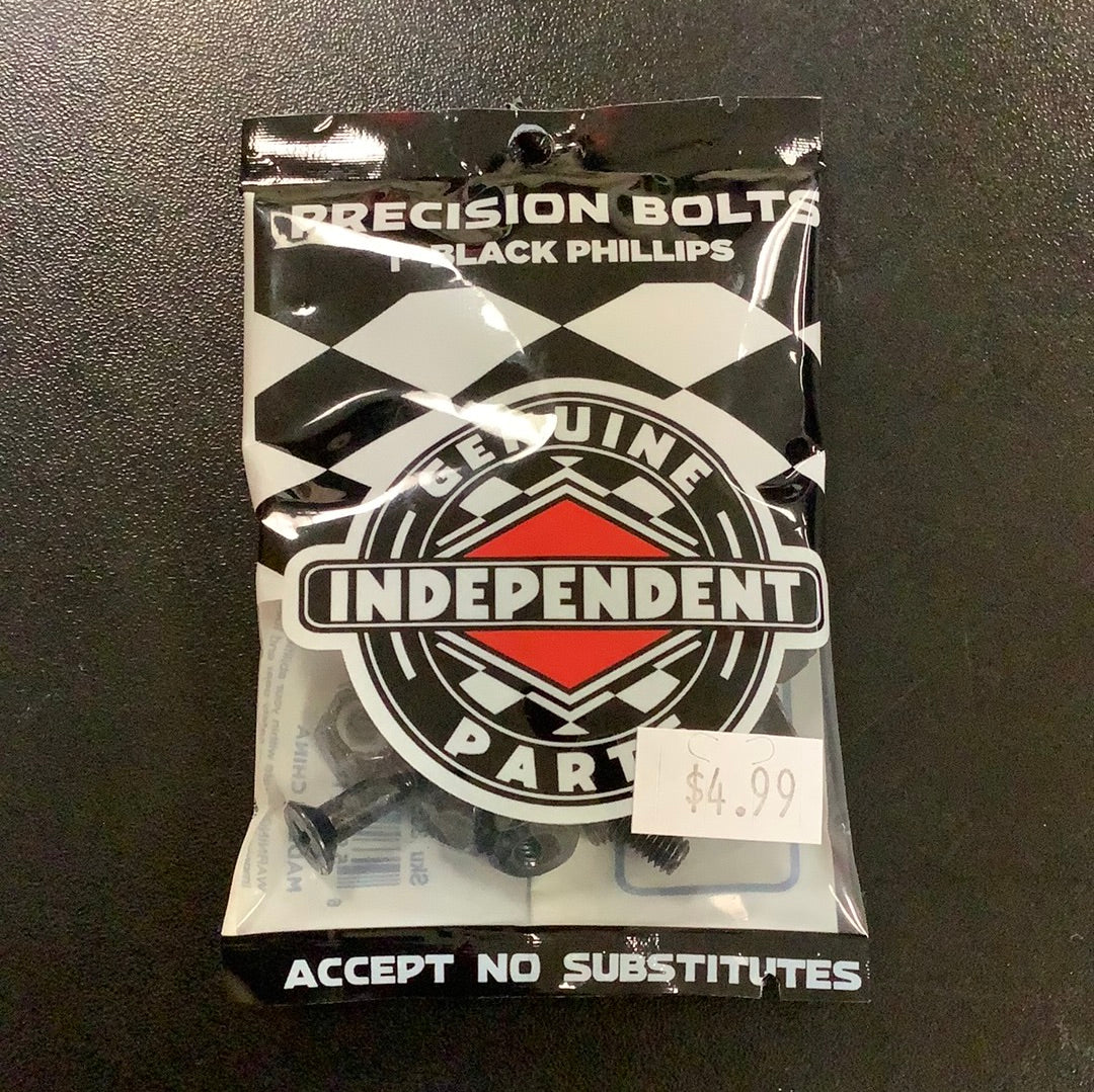 Independent hardware 1” black Phillips