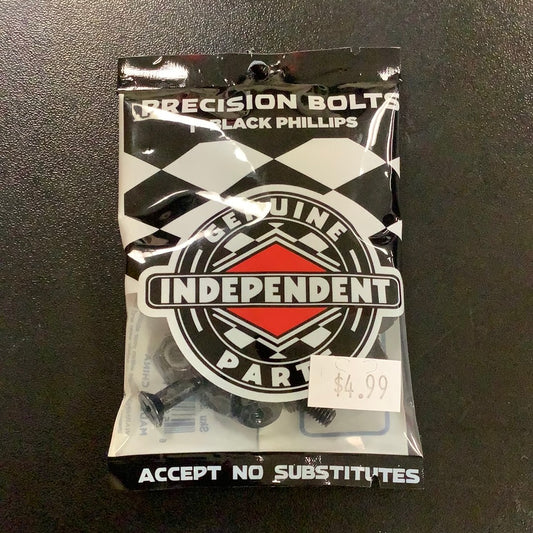 Independent hardware 1” black Phillips