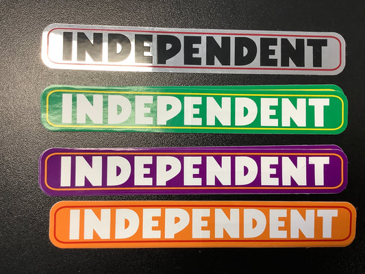 Independent Trucks rectangle color sticker