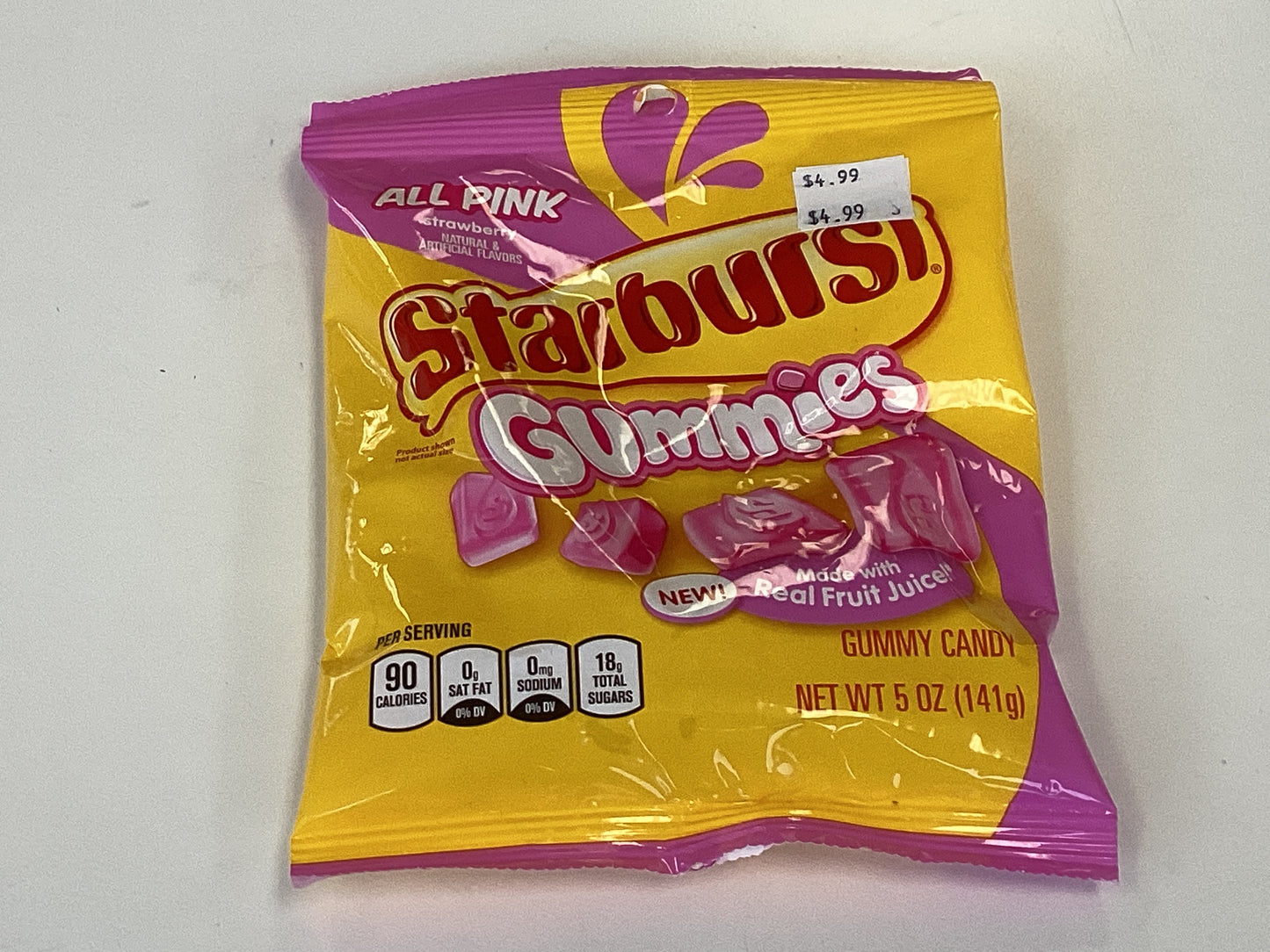 Starburst Gummies 5oz bag ALL PINK