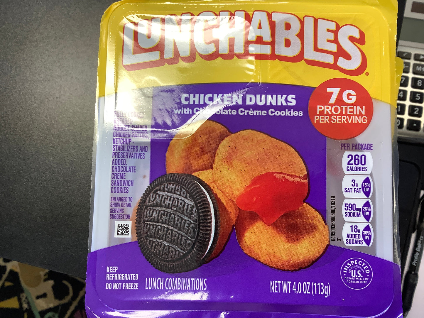 Lunchables chicken dunks
