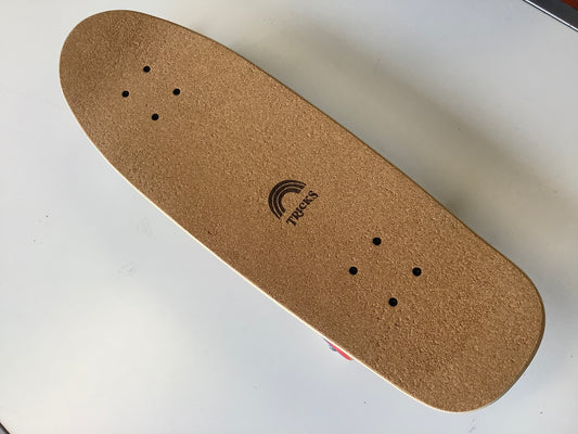 Tricks Complete Skateboard Soft Cork Top FUN 8.25” x 25.75”