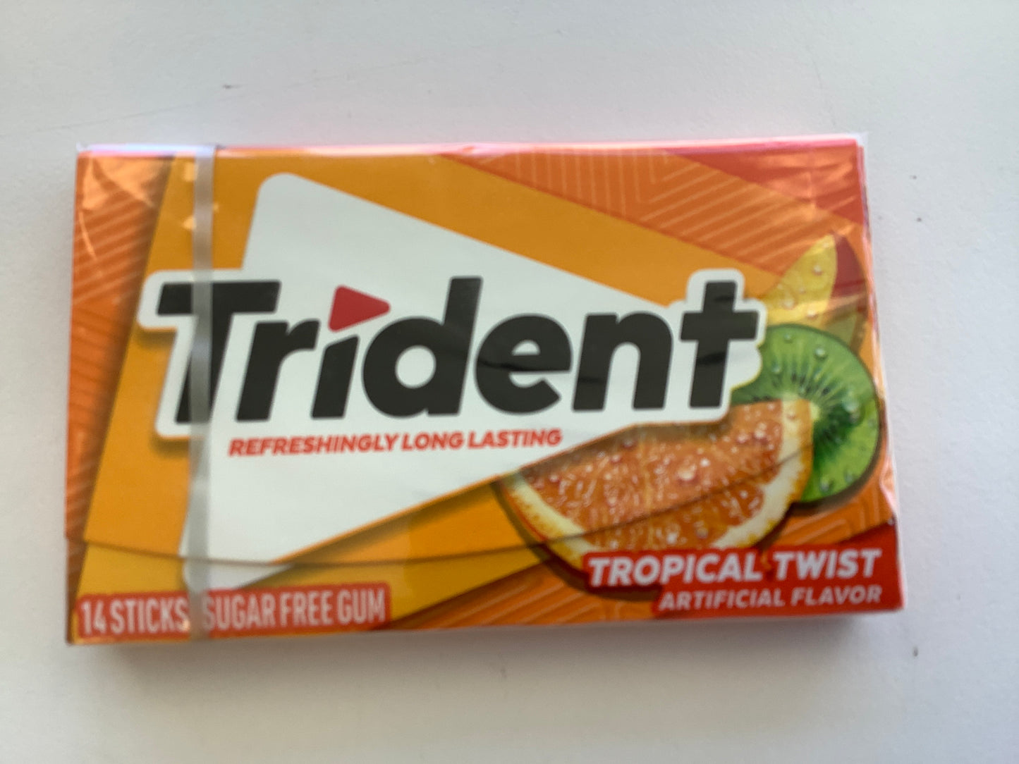 Trident SUGAR FREE GUM TROPICAL TWIST 14 sticks