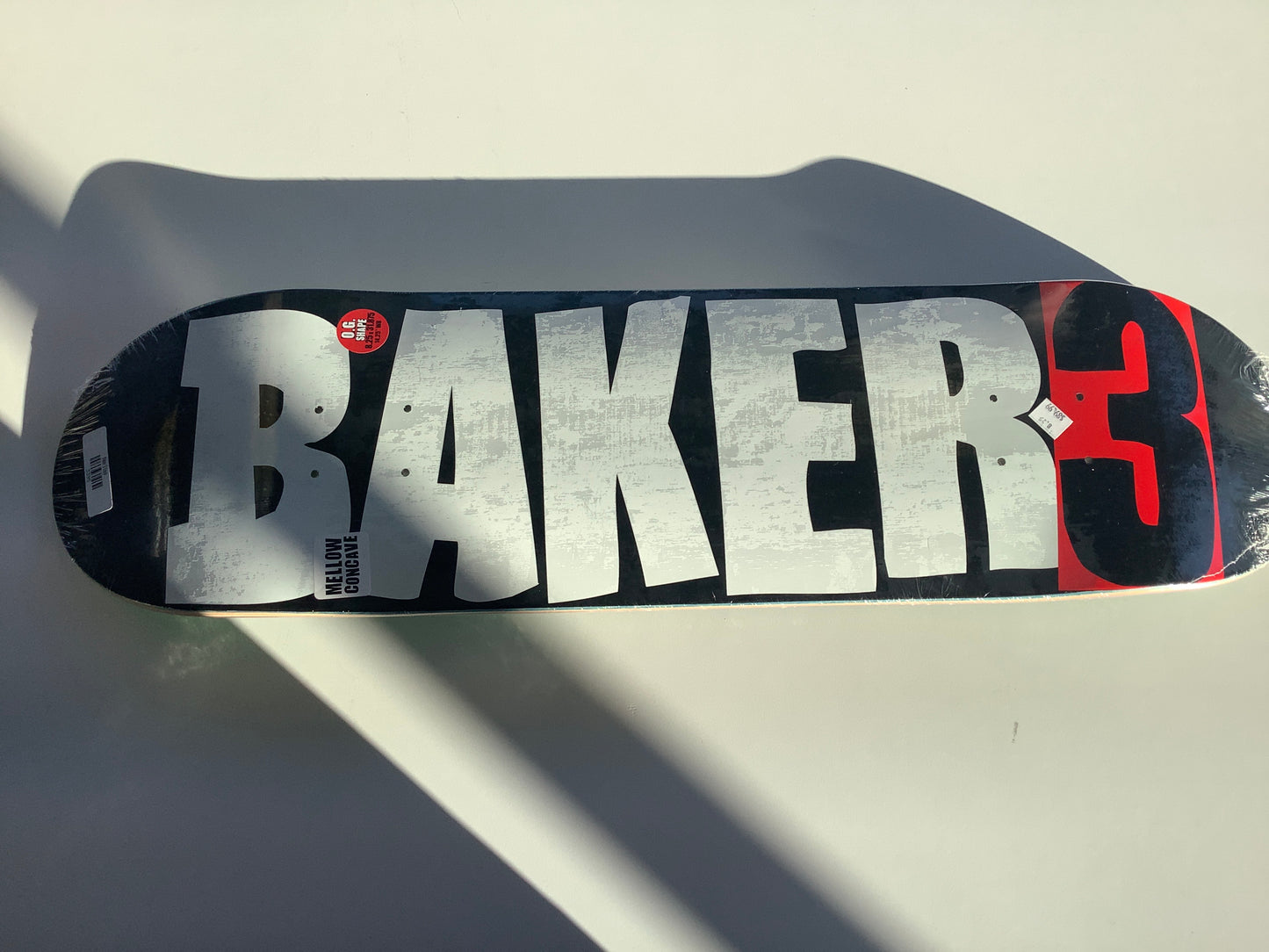 Baker 3 Deck Brand Logo Black/White