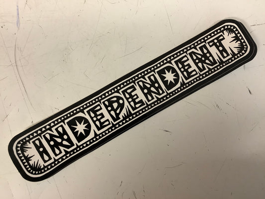 Independent Trucks 8” bar tribal lettering sticker