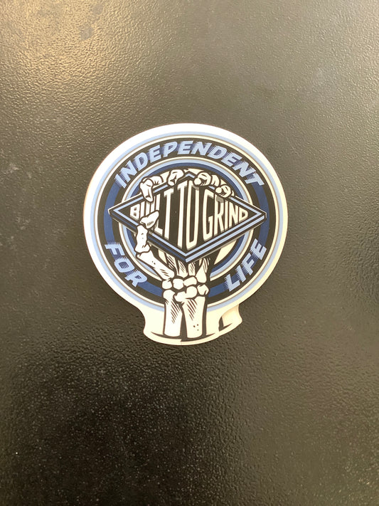 Independent Sticker Built to Grind