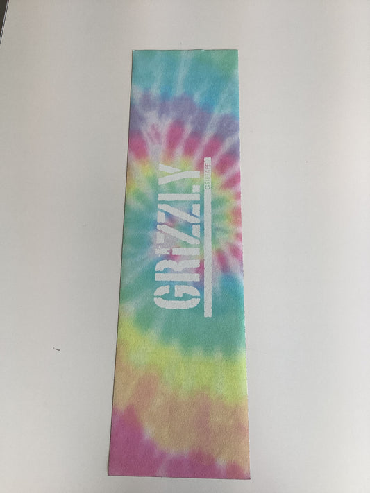 Grizzly Light Colored Tie Dye Griptape