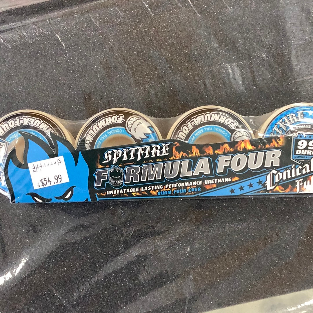 Spitfire Wheels Formula Four Conical 56mm 99d (assorted/sold separately)