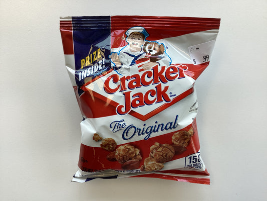 Cracker Jack 1.25oz Bag The Original Prize inside