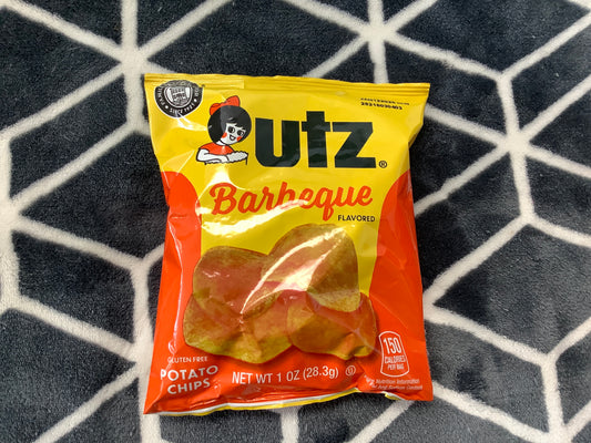 Utz barbeque potato chips 1oz