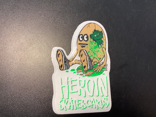 Heroin Godzilla hatching sticker