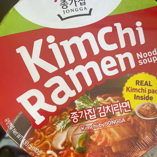 Jongga Kimchi Ramen 4.93oz