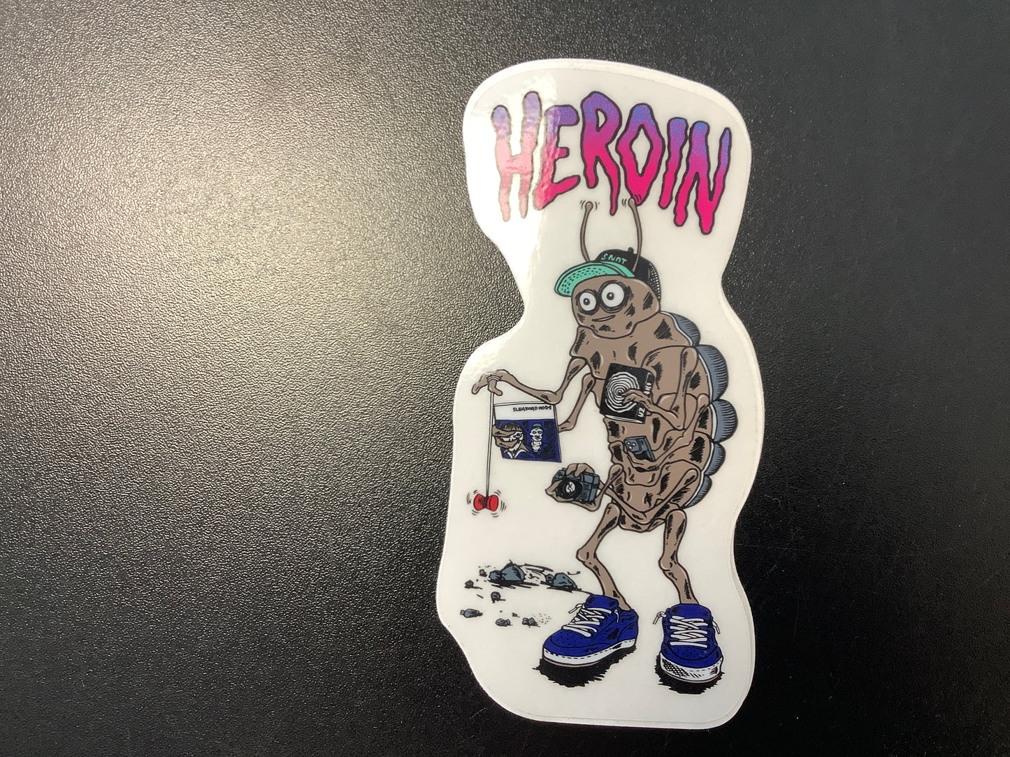 Heroin yo yo bug 6” sticker