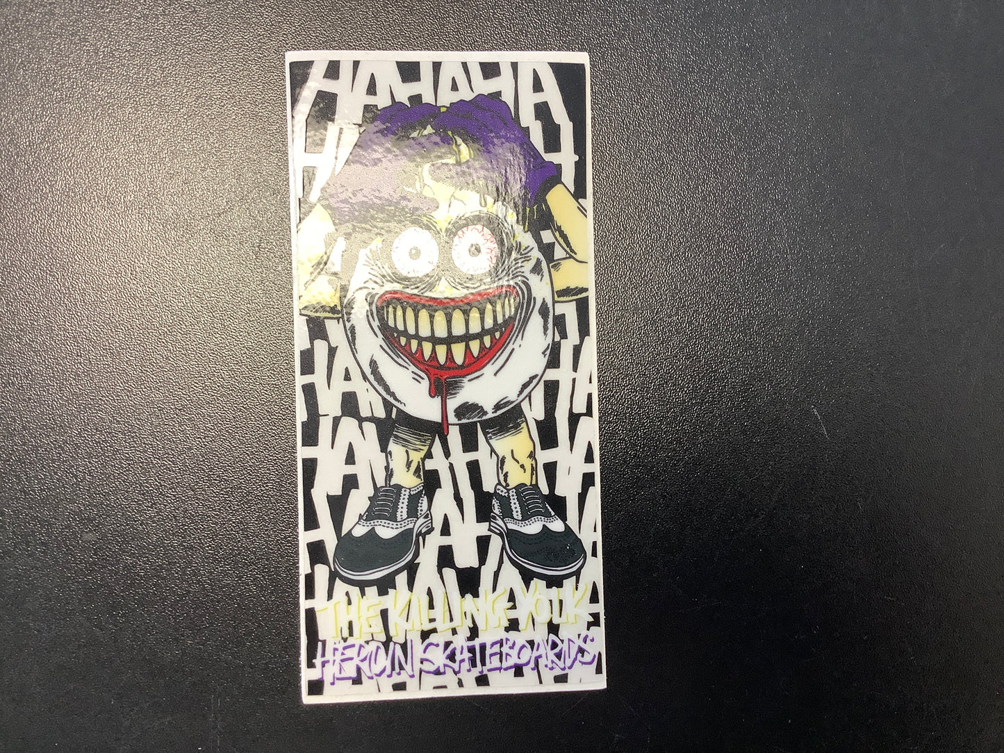 Heroin the killing yolk sticker