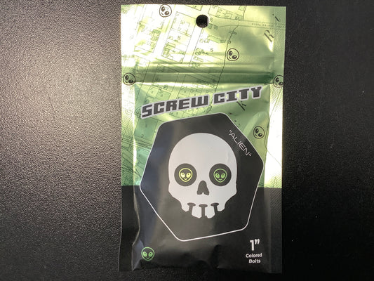 Screw city 1” mounting hardware alien head