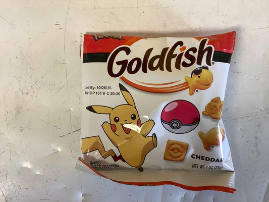 Goldfish crackers cheddar 0.9oz