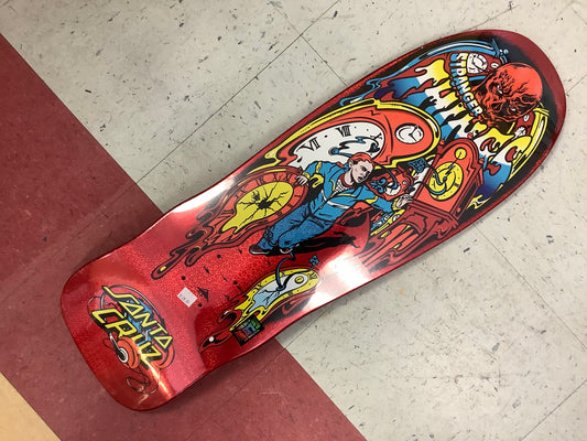 Santa Cruz Claus Grabke Stranger Things melting clocks deck  9.7 inches