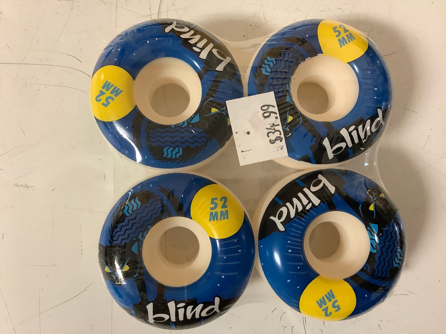 Blind wheels 52mm nine lives cat