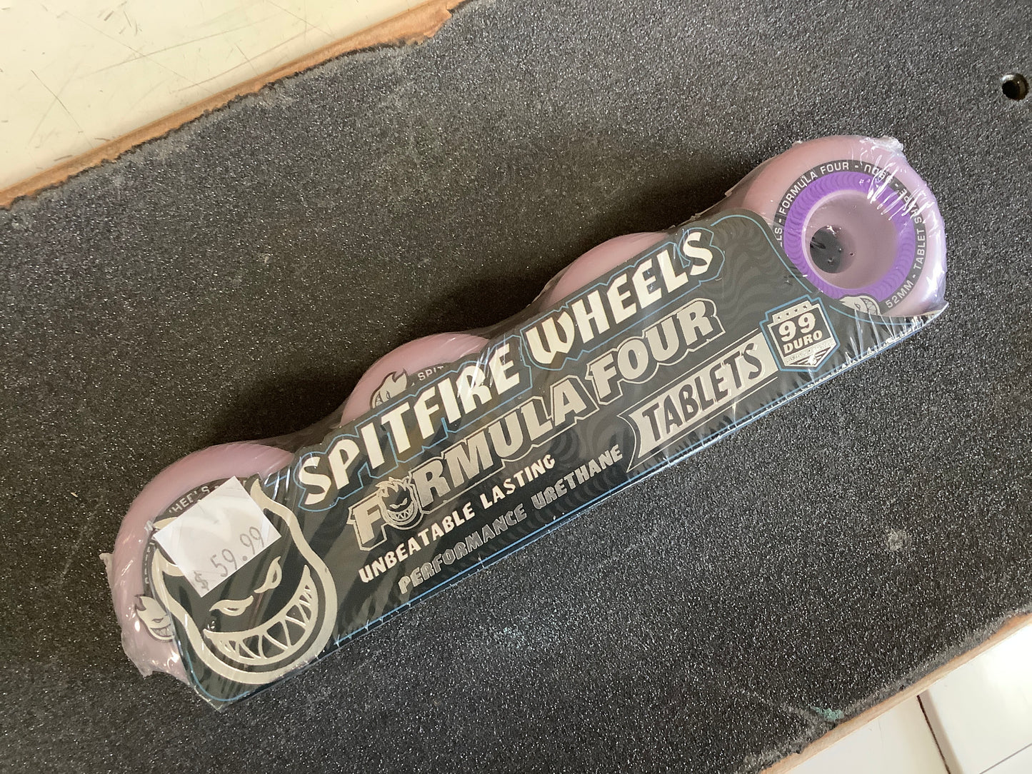 Spitfire F4 99a Tablets Purple 52mm