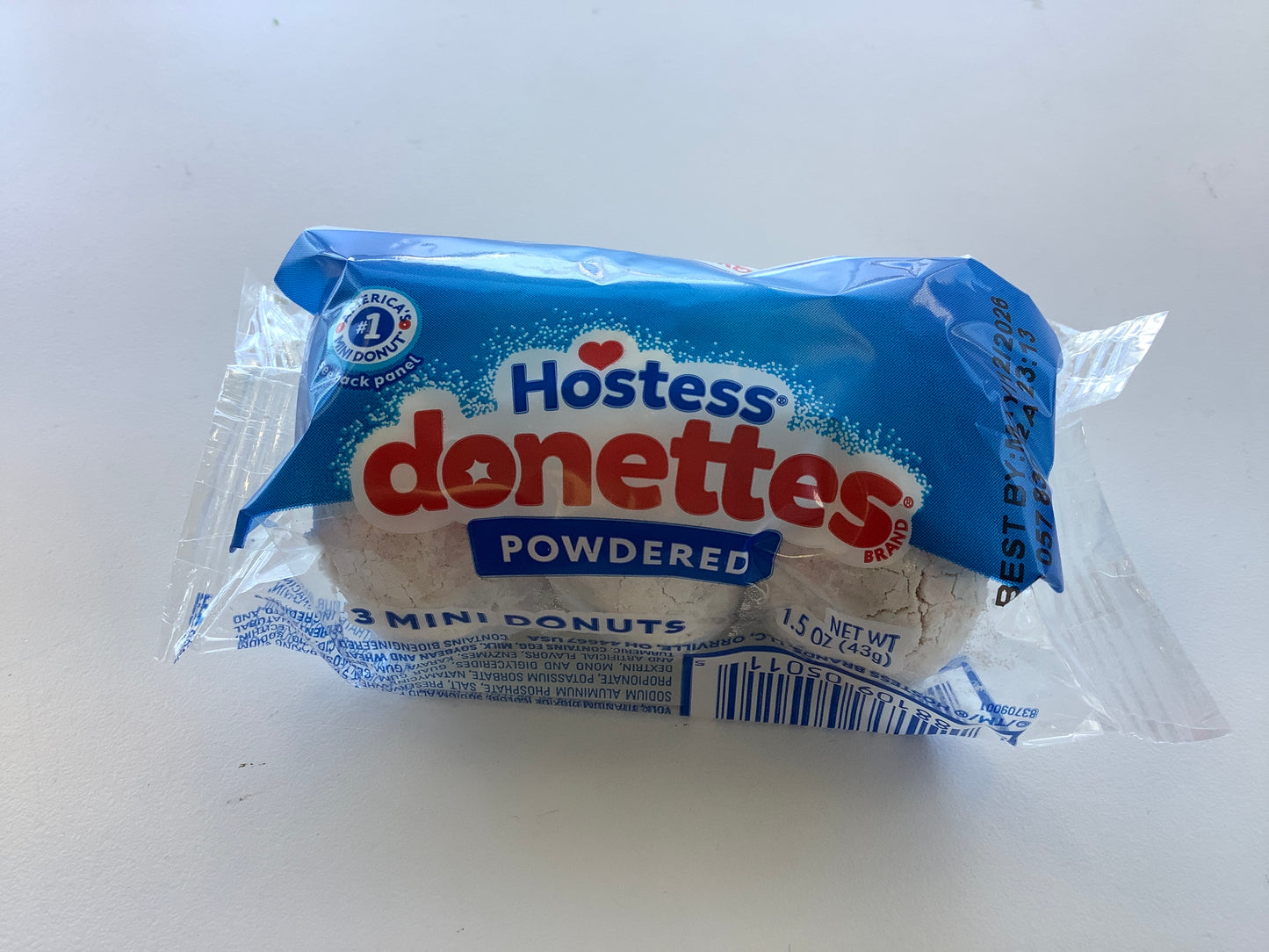 Hostess Donettes powdered 1.5oz