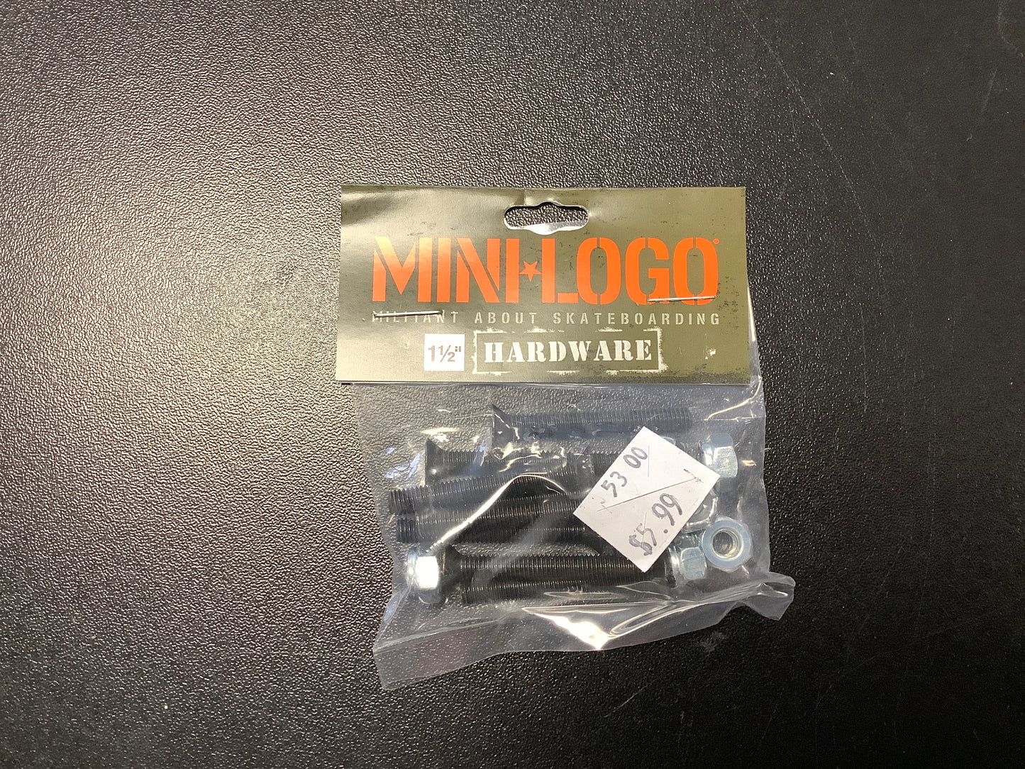 Mini logo 1 1/2” mounting hardware