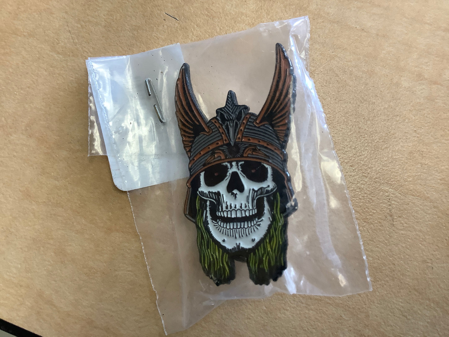 Powell Peralta lapel pin Anderson skull
