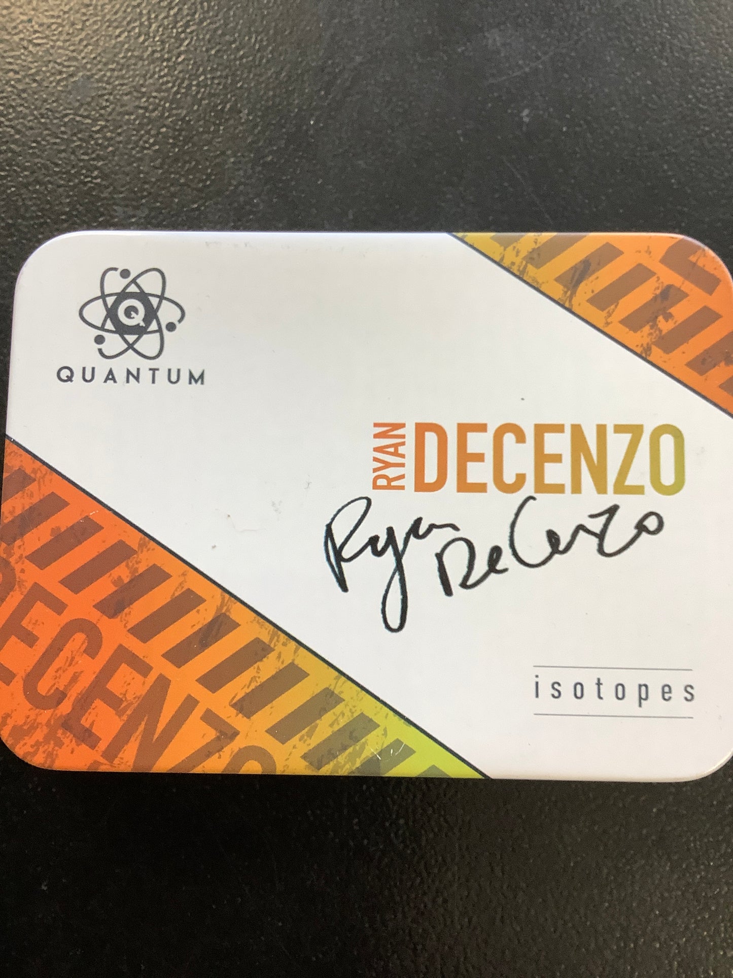 Quantum Bearings Isotopes Ryan Decenzo