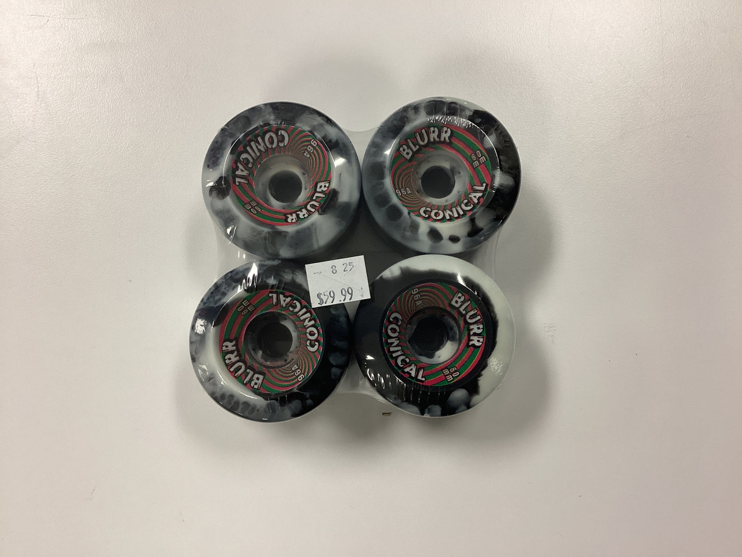 Blur conical wheels 60 mm (96A)
