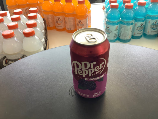 Dr Pepper blackberry 12 oz can