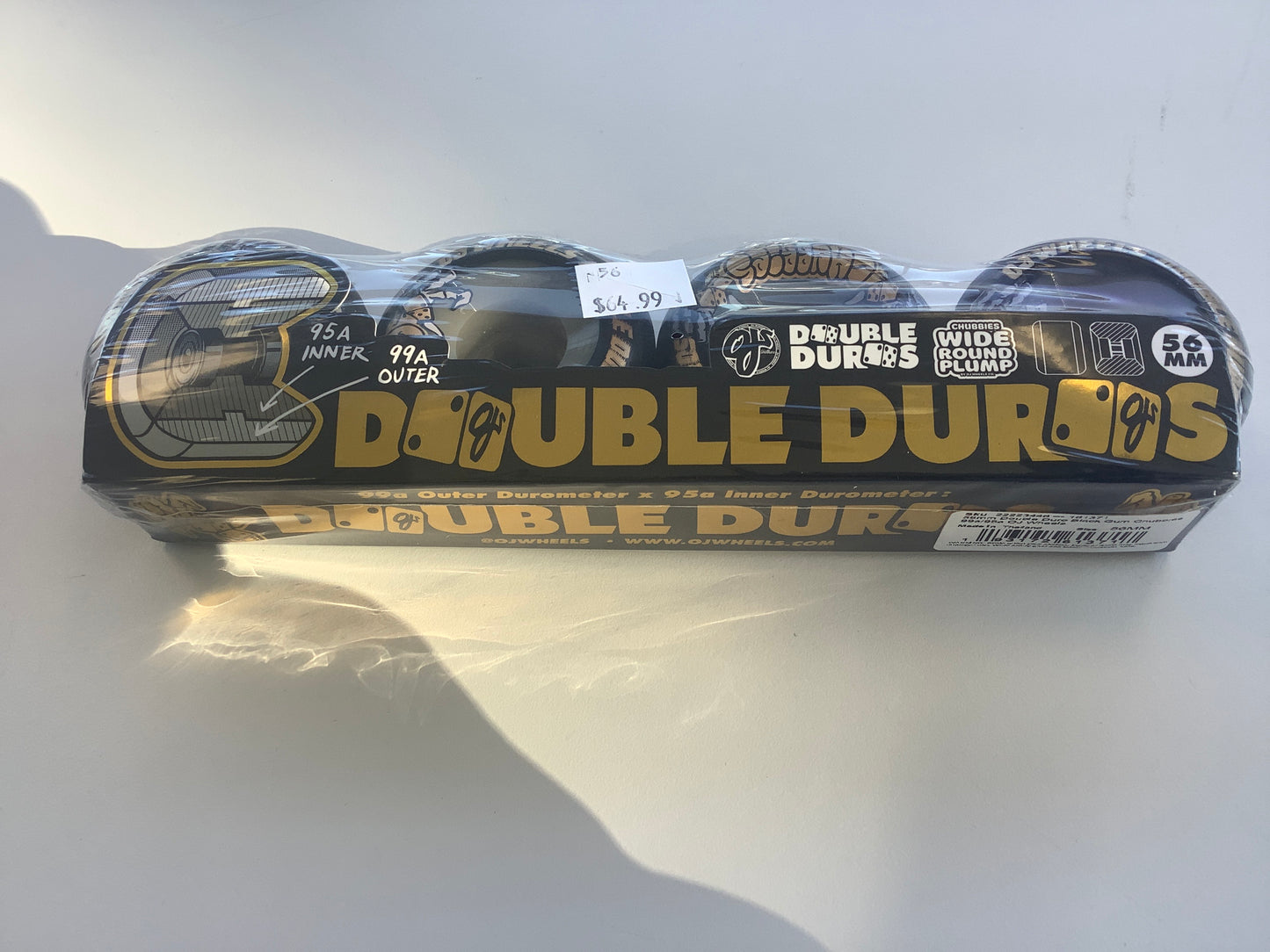 OJ Double Duros 95a inner 99a outer 56mm wheels