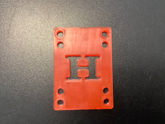 H block 1/8 risers Red