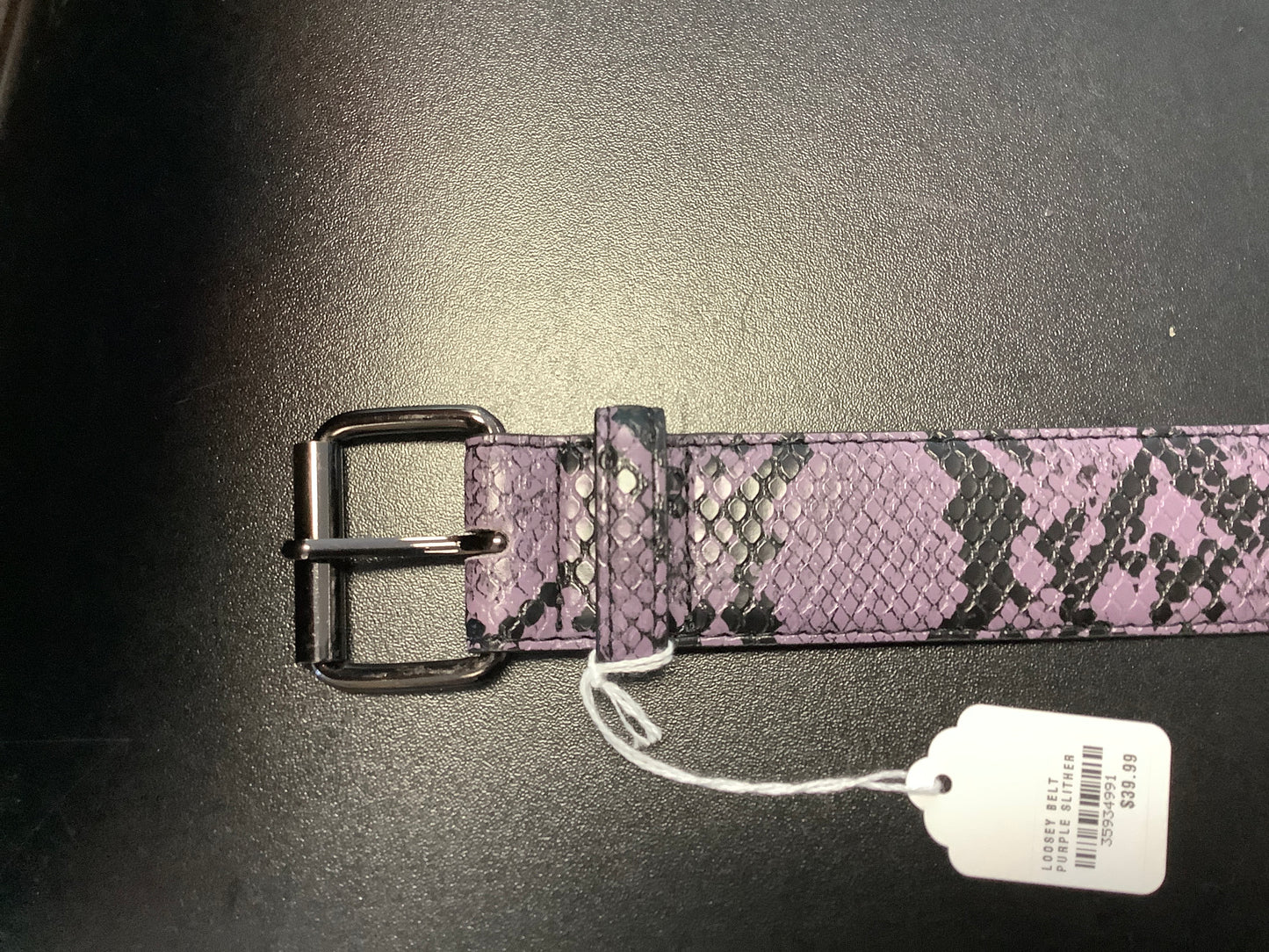Loosey belt purple slither
