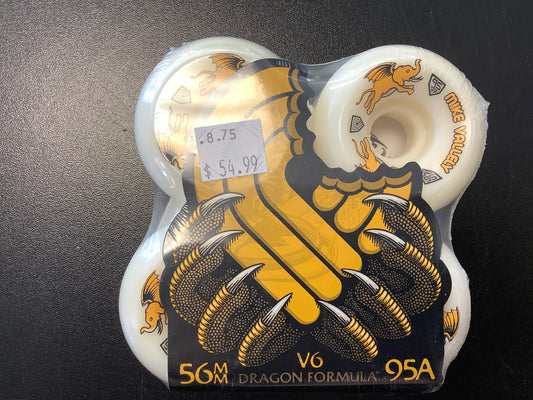 Powell Peralta Mike Vallely Dragon Form 95a 56mmx36mm symmetrical shape