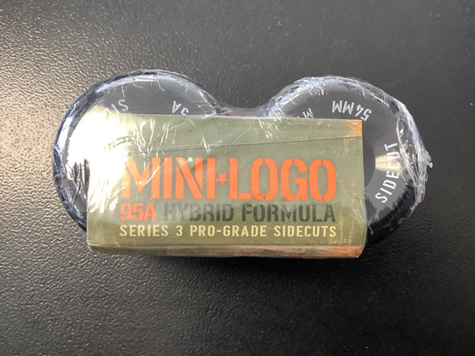 Mini logo hybrid formula side cut wheels