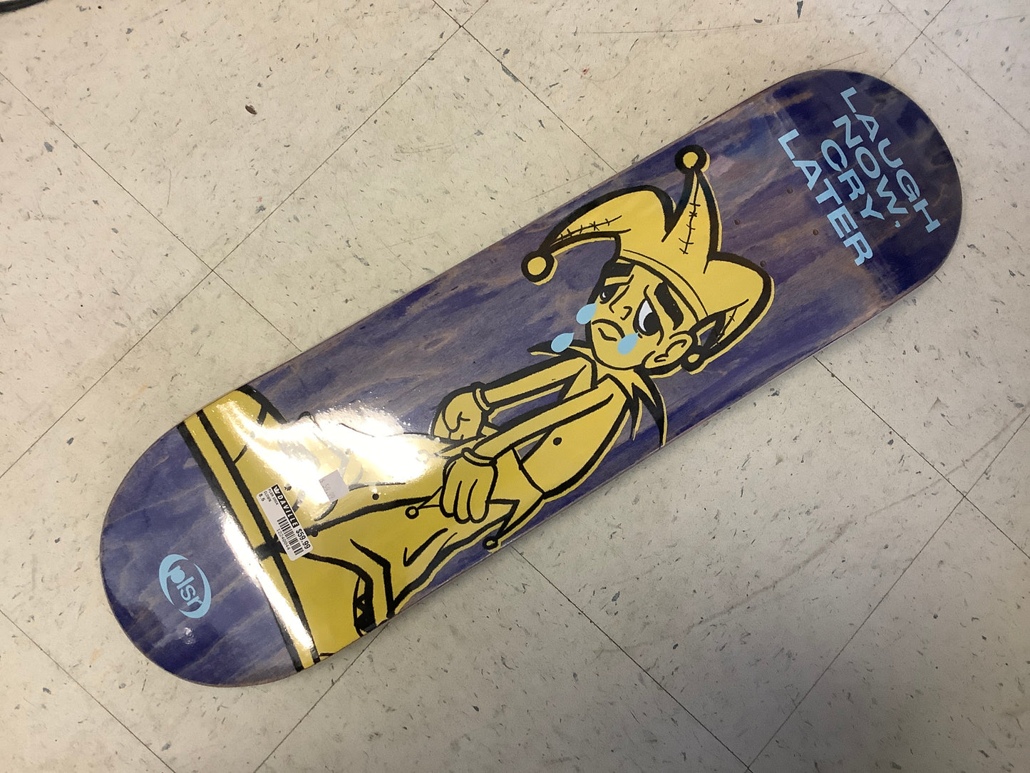 Pleasure please clown skateboard deck 8.5inches