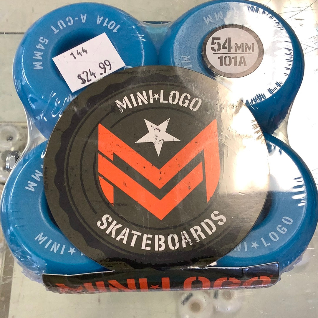 Mini Logo wheels 54mm 101a (Assorted/Sold Separately)
