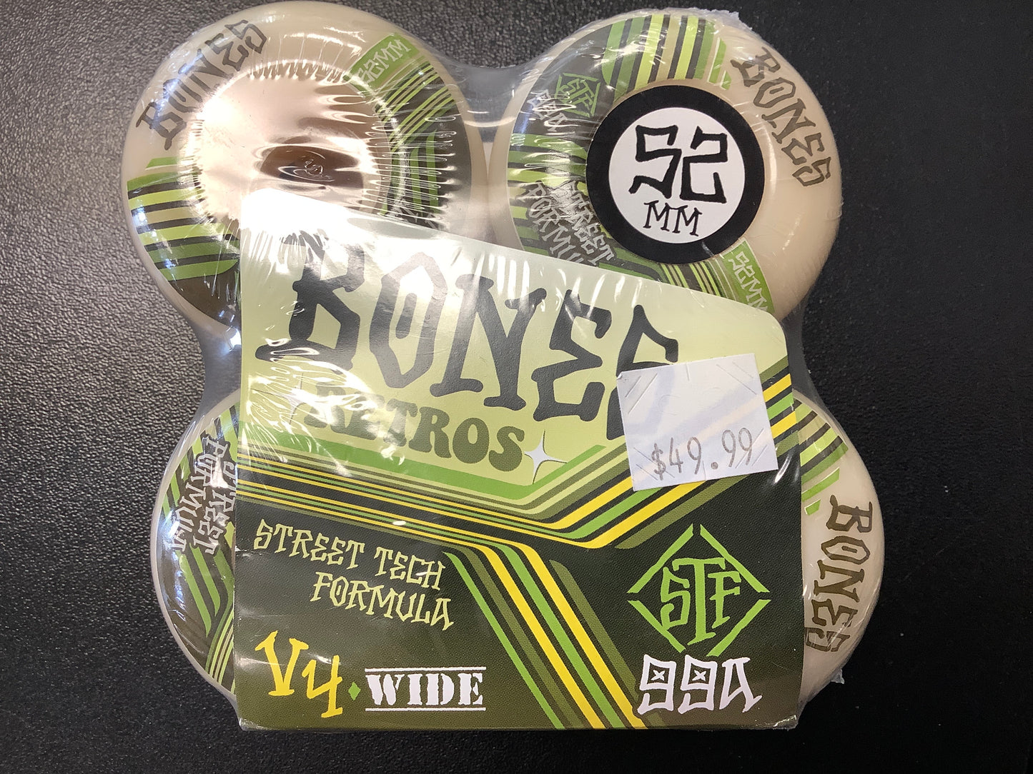 Bones wheels Retros V4 stf 52mm 99a