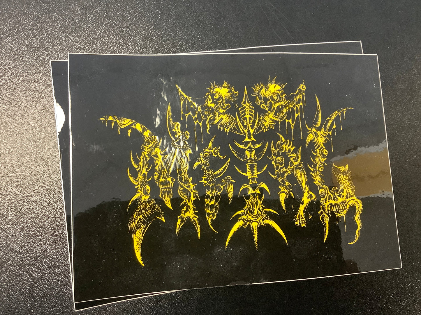 Metal skateboards sticker