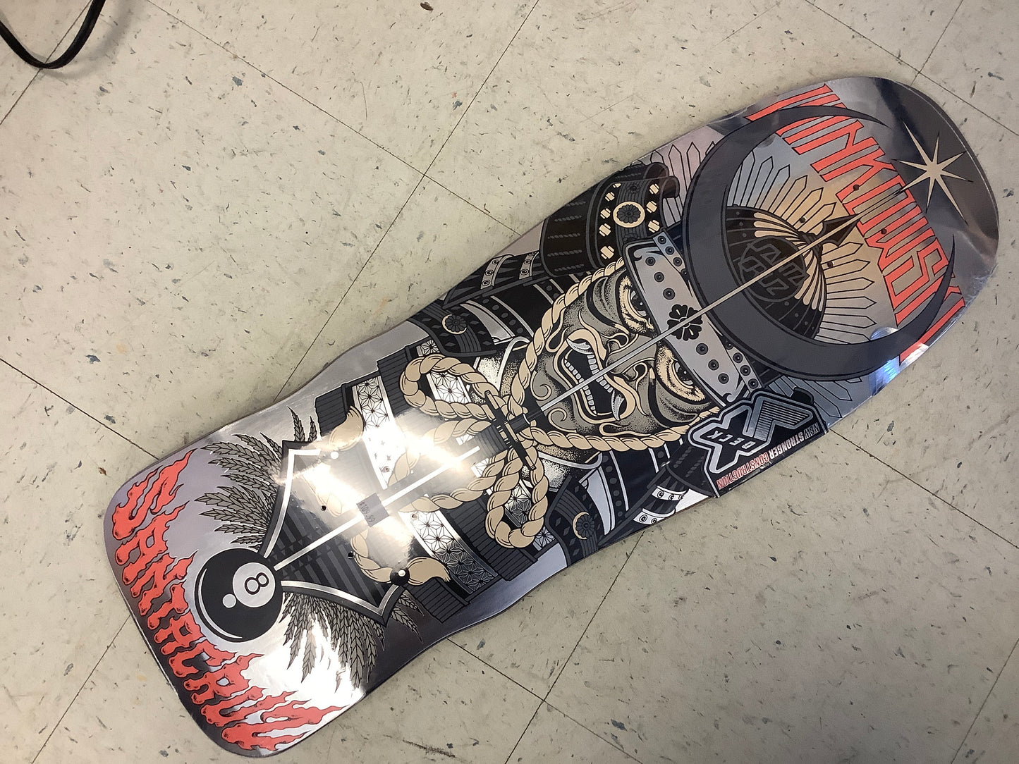 Santa Cruz Eric Winkowski samurai 10.5 inch skateboard deck