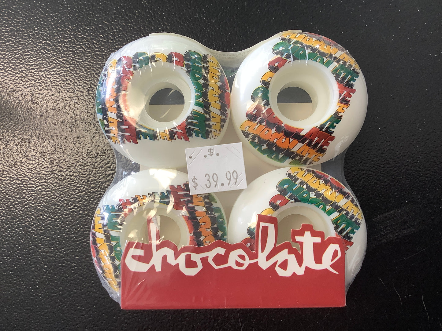Chocolate wheels repeat graphic 50 mm