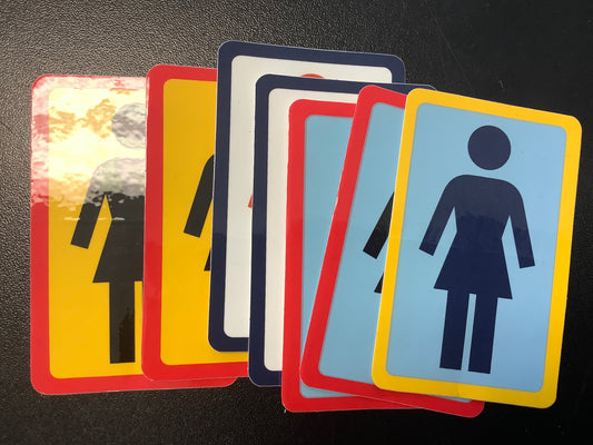 Girl OG sticker3” Medium Logo